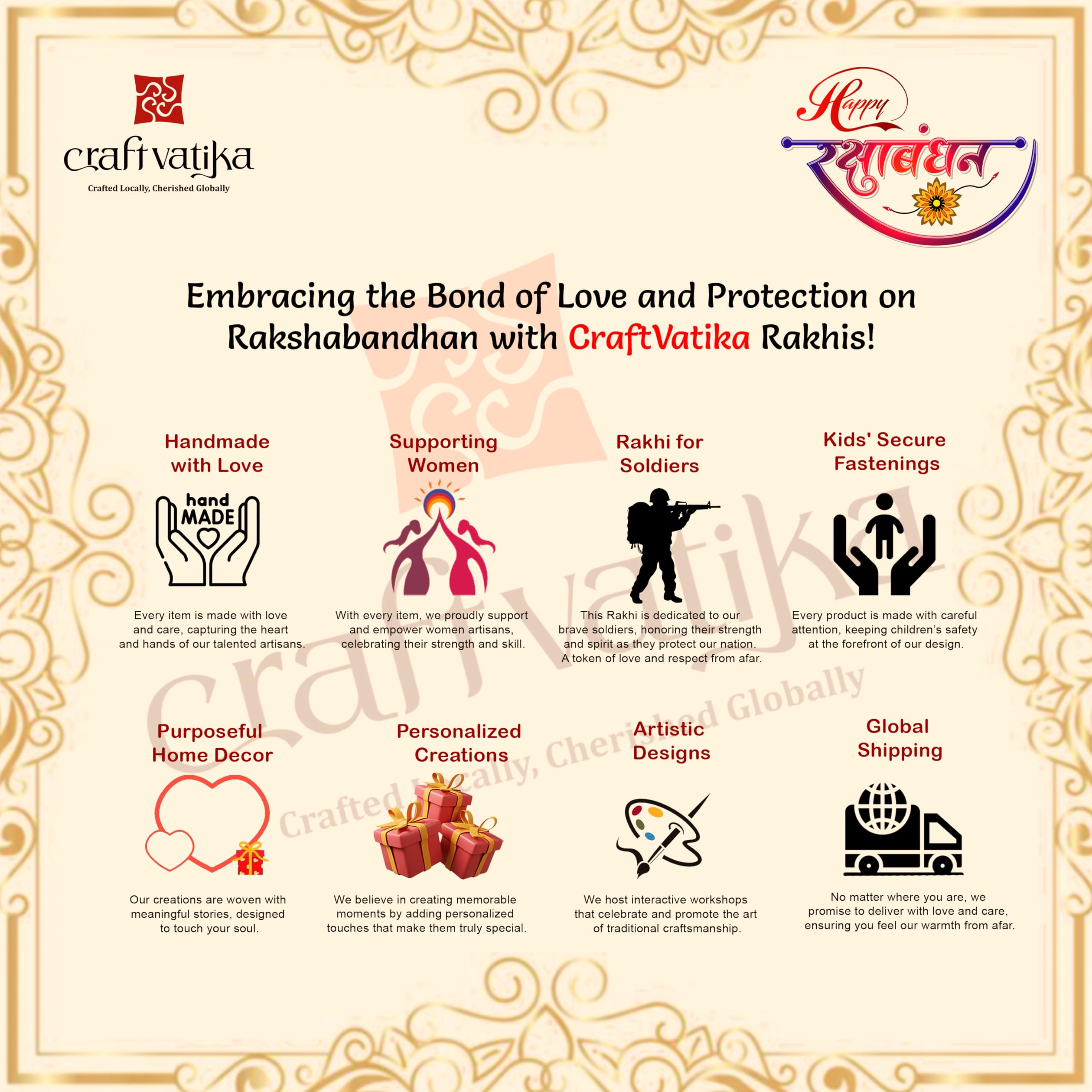 Rakhi Gift for Brother Bhabhi with Cadbury Celebration Chocolates Pack, Rakhi Gift for Bhaiya Bhabhi with Rakshabandhan Greeting Card, Stone Studded Beaded Floral Rakhi for Brother Bhabhi with Cadbury,Greeting Card, Tilak set - Image 2 thumbnail