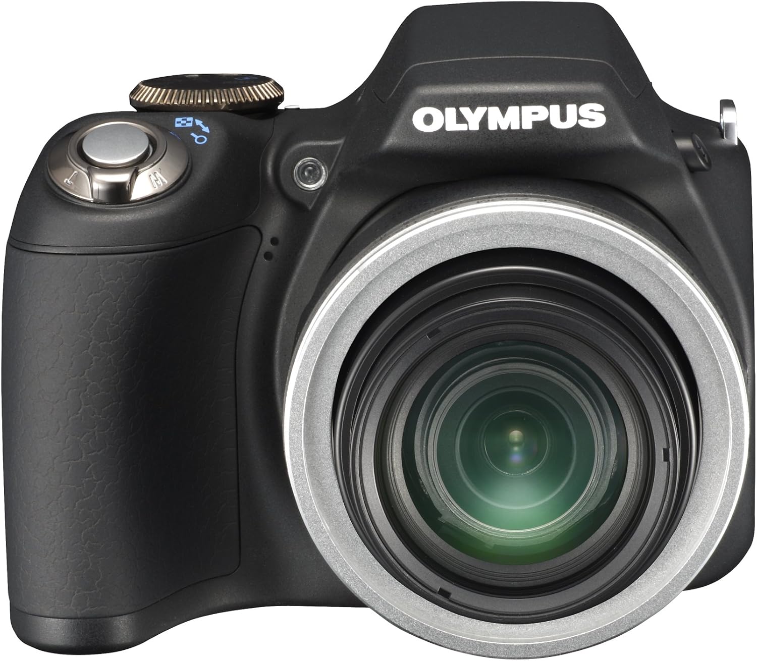 OM SYSTEM OLYMPUS SP-590UZ 12MP Digital Camera with 26X Wide Angle Optical Dual Image Stabilized Zoom and 2.7 inch LCD,Black