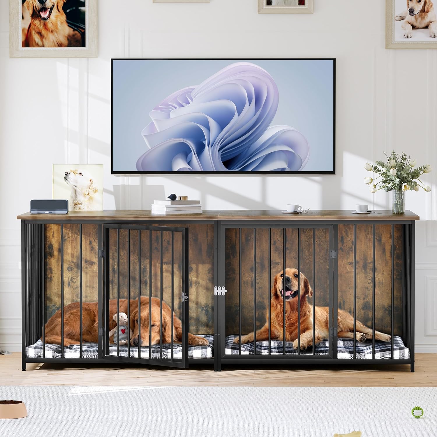 Stylish & Functional: DWVO Double Dog Kennel Review for Your Furry Duo