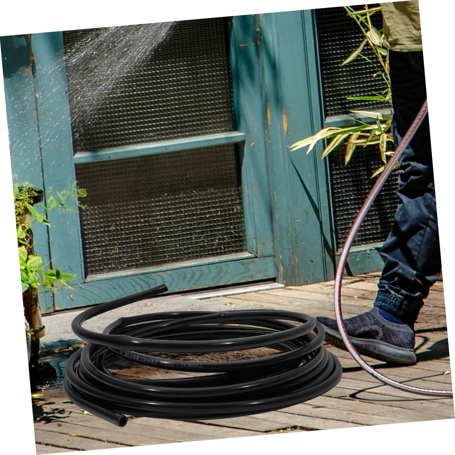 Abaodam Tuyau Arrosage pour Jardin Micro-Irrigation Tuyau Irrigation Goutte à Goutte Arrosage Pulvérisation Humidification