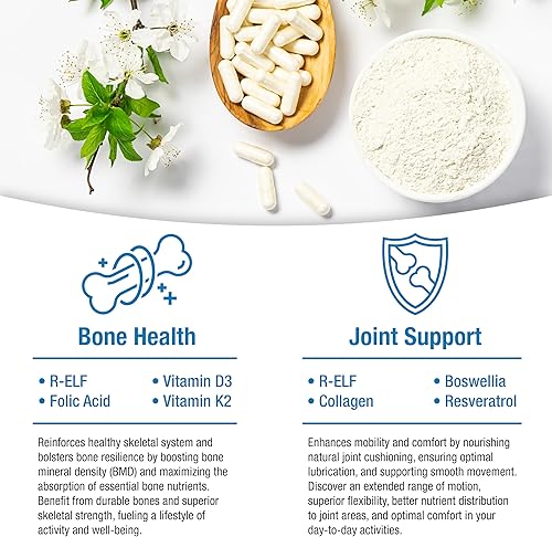 Miniatura 4 de bioQuad OsteoDenx - para una formación ósea saludable y una mejor movilidad articular - Sin lactosa, sin gluten, sin OMG (30 unidades)