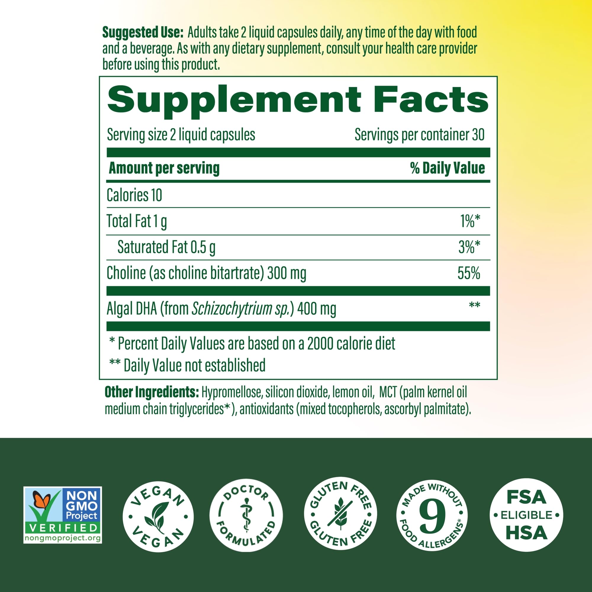 MegaFood Baby & Me 2 DHA & Choline Prenatal Vitamins, 60 Liquid Capsules — Amazon image 4