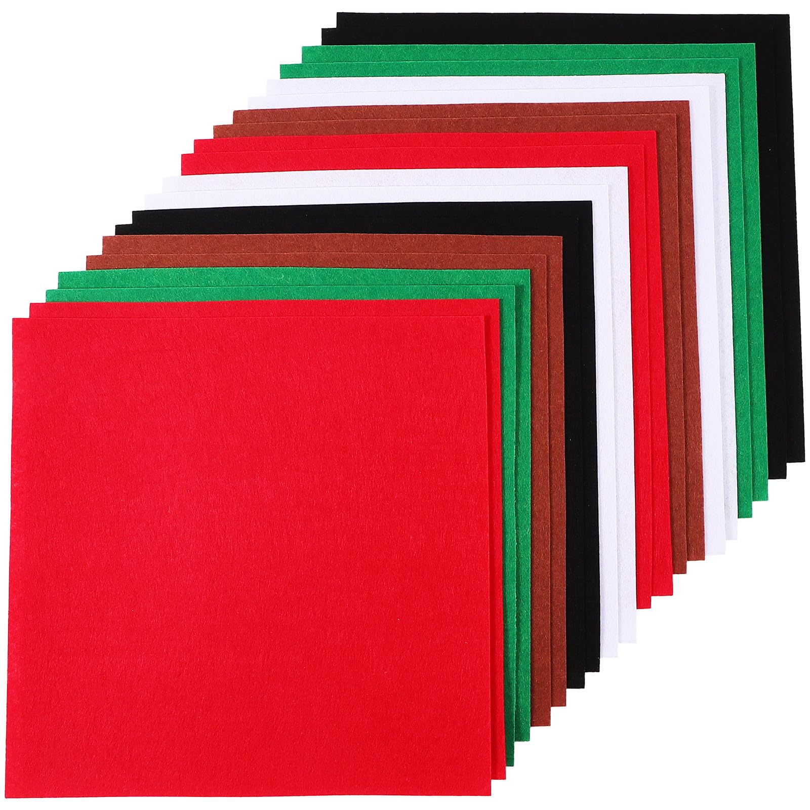 60stücke Teiliges Bunter Filzplatten Für Bastelprojekte Weihnachtsdekoration Für DIY-handarbeiten Kreative Gestaltungen