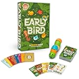 Early Bird for Family Game Night | Easy-to-Learn Speed Game with Out of Your Seat Challenges and Squishy Worm | 2-6 Players, Ages 7+