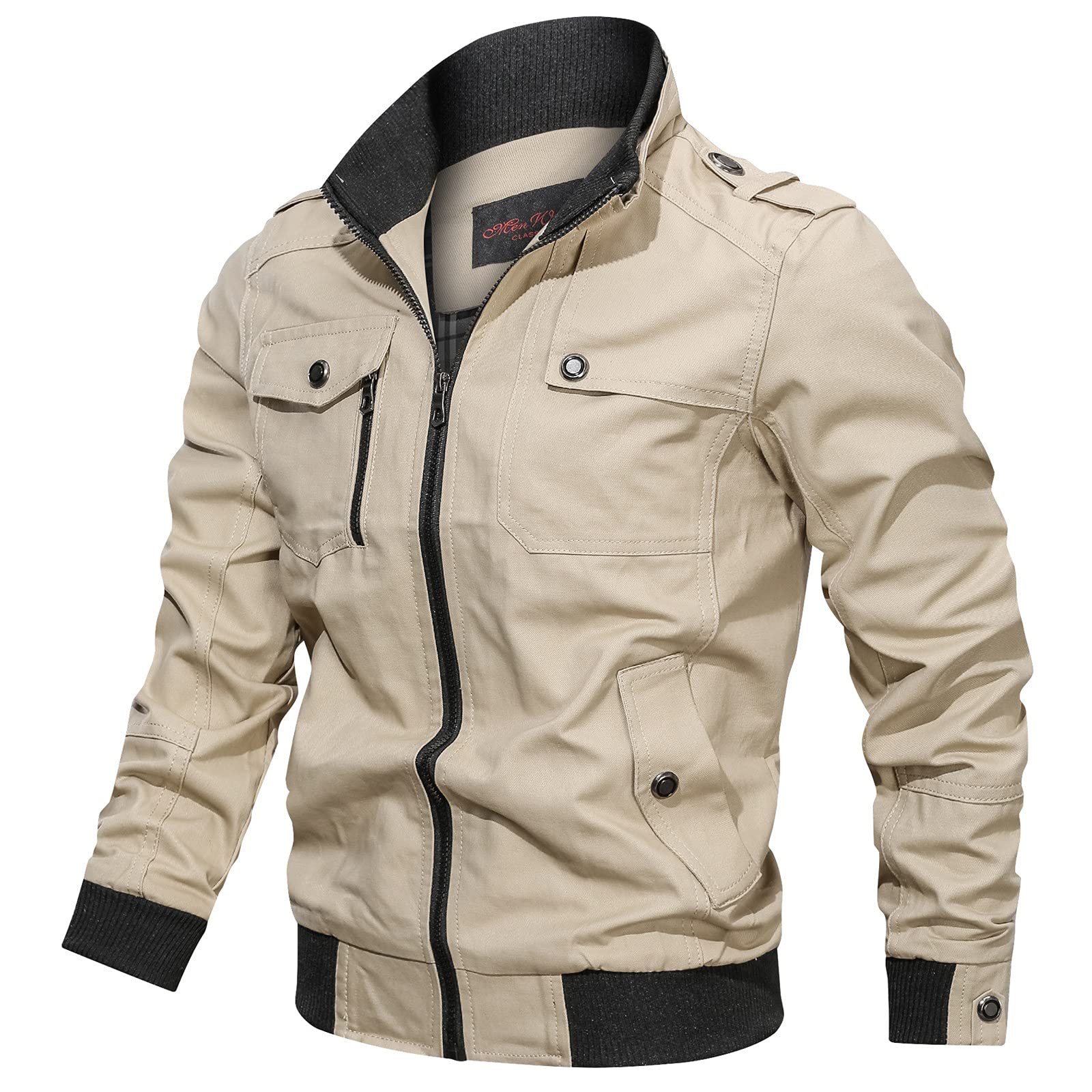 Giubbino Uomo Primavera, Bomber Estivo Uomo, Casual Antivento Bomber Giubbino Classica Primavera Estate Giacchetto Jacket Sportiva con Collo da Baseball Giacchetta a Vento per Uomo Ragazzo Primavera