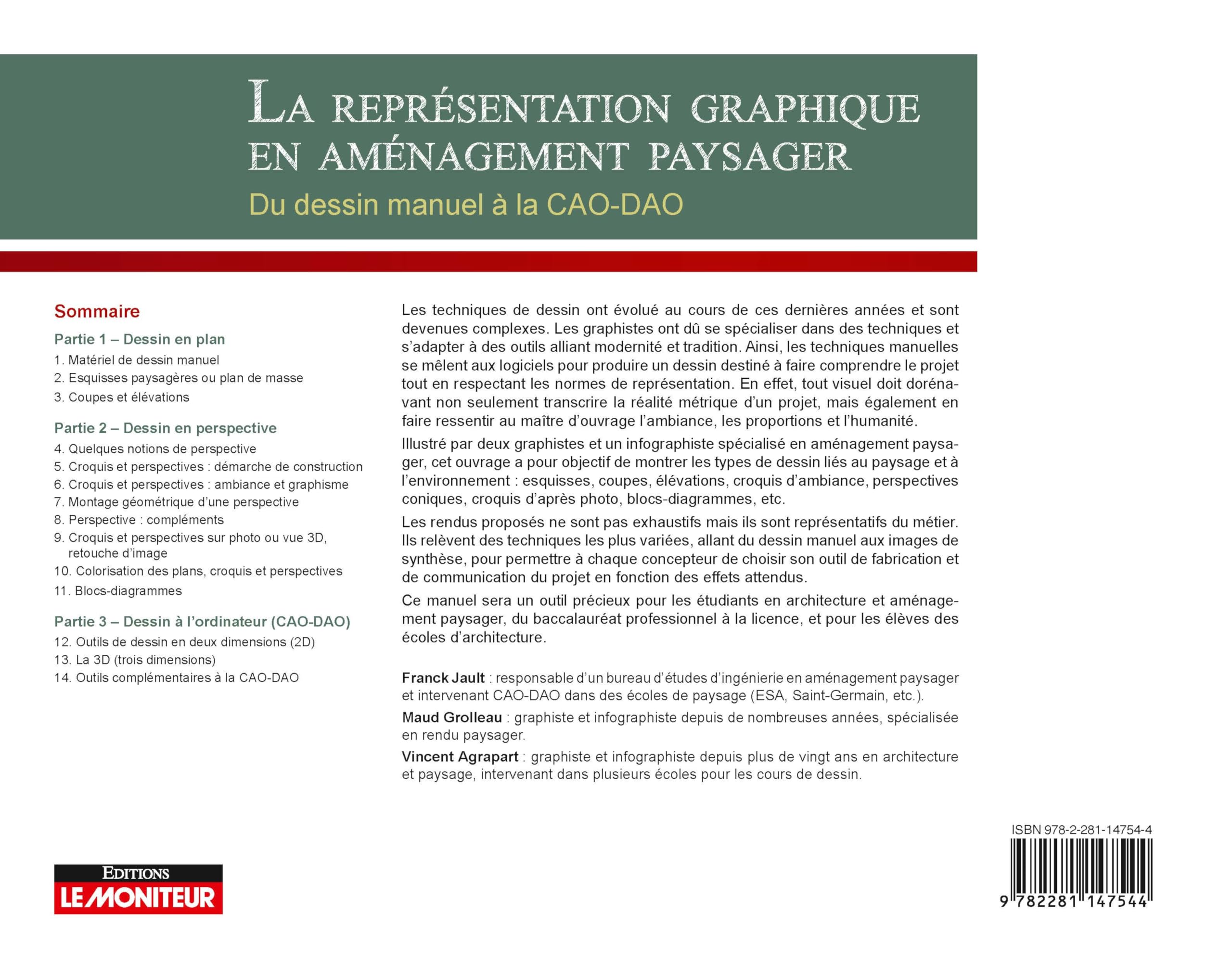 La représentation graphique en aménagement paysager: Du dessin manuel à la CAO-DAO