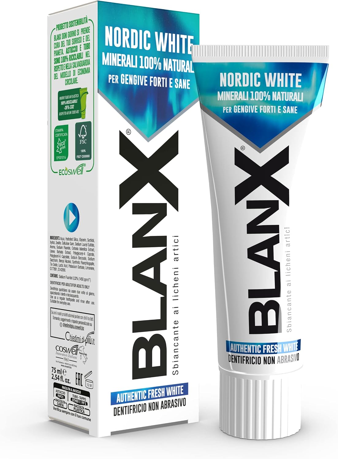 Blanx Nordic White Toothpaste 75ml 2.54fl.oz