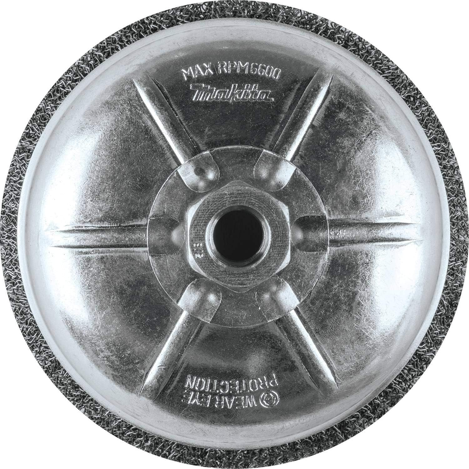 Makita A-98413 6" spazzola a tazza di filo crimpato, 5/8"-11
