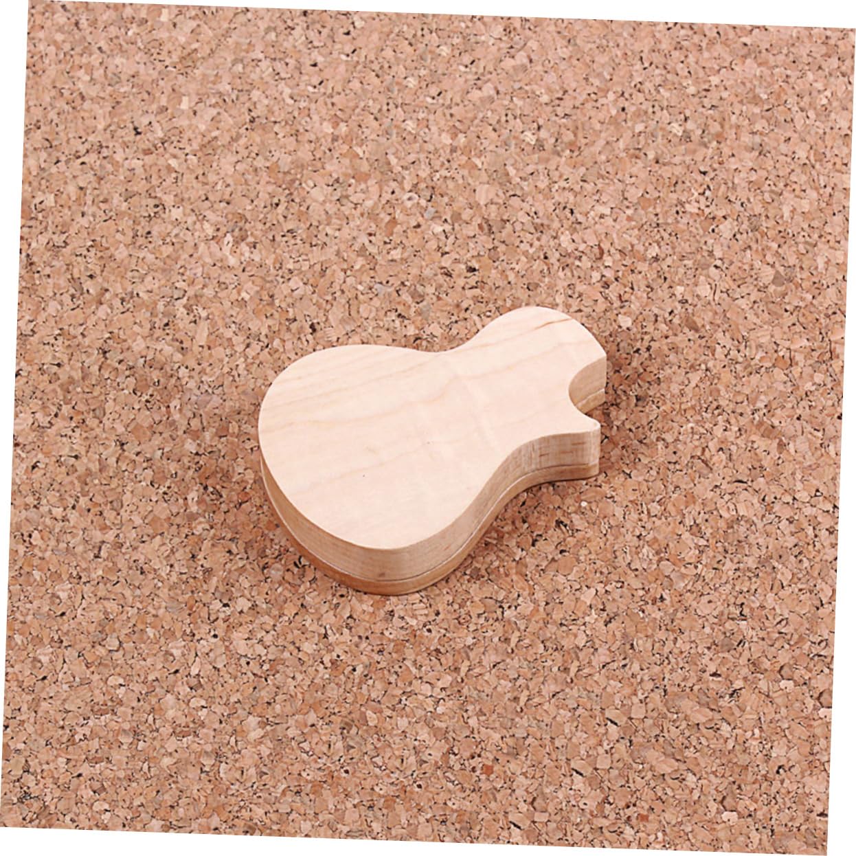 HEMOTON Estuche para Púas de Guitarra de Madera de Arce 3 Púas, Diseño Conveniente y Seguro para Accesorios de Guitarra, Adecuado para Amantes del Sonido