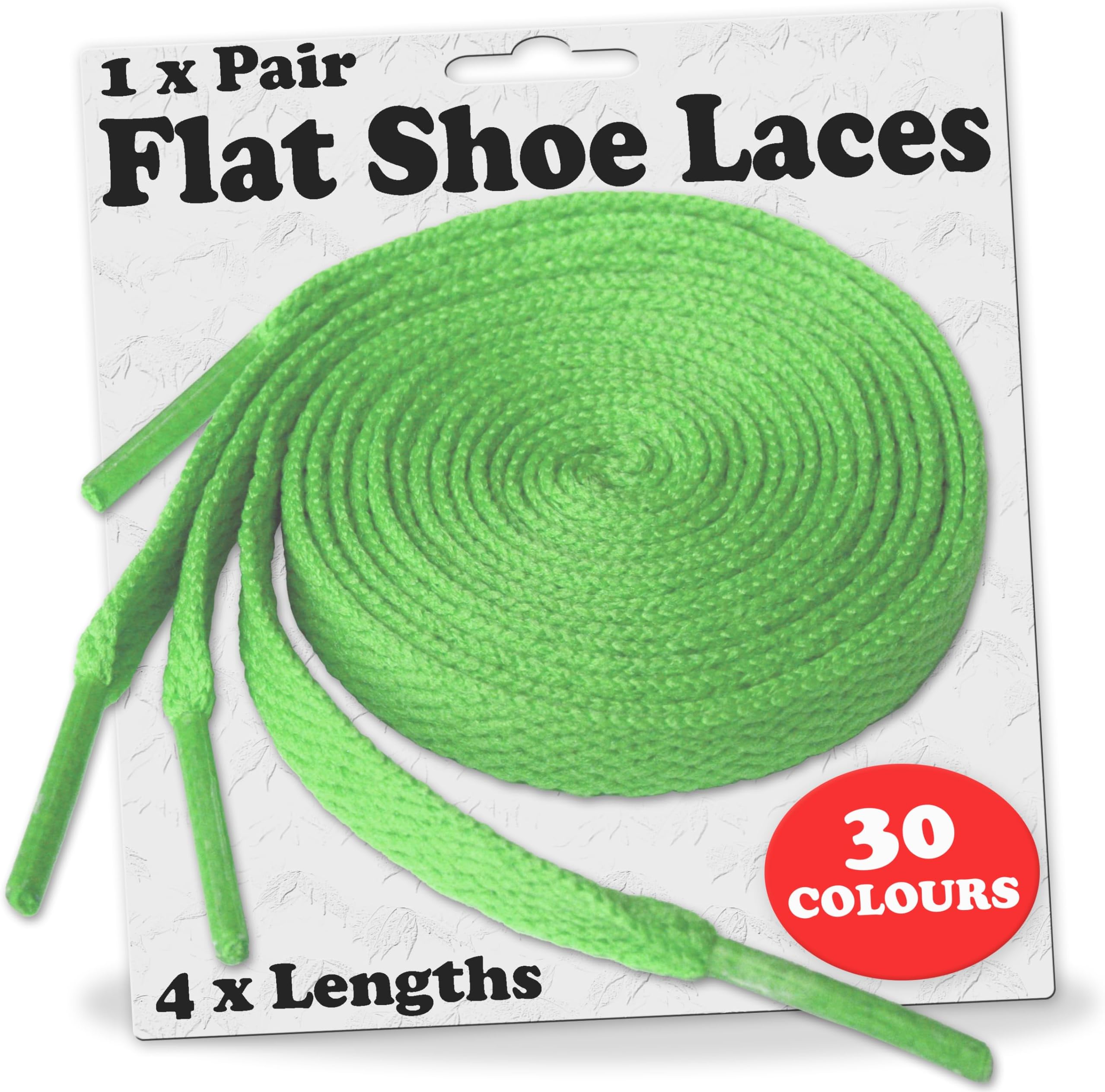 Flat Shoe Laces 8mm Wide for Trainers, Boots, Hi Tops, Football Boots, Shoelaces New Suitable for all brands including Nike Adidas Converse Puma Vans Reebok Adults or Kids