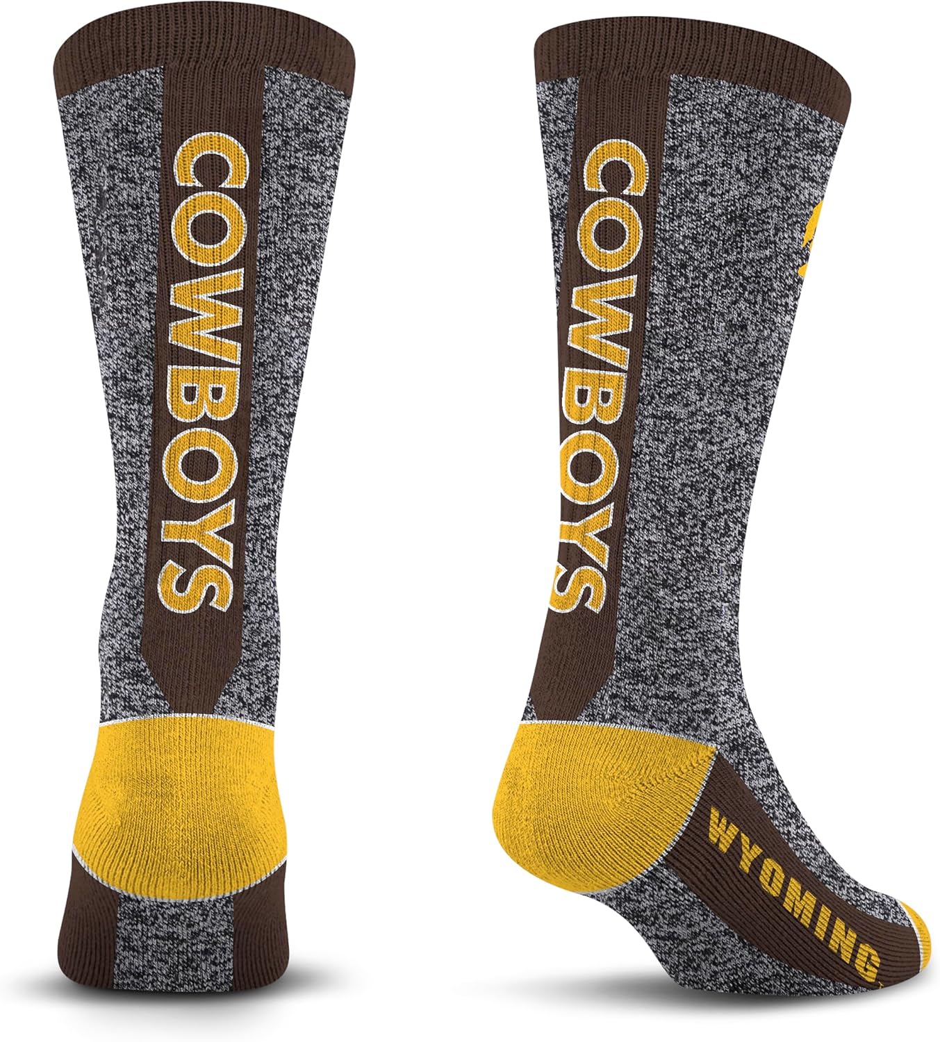 For Bare Feet NCAA Unisex Marble Mvp Crew Sock Ncaa Large