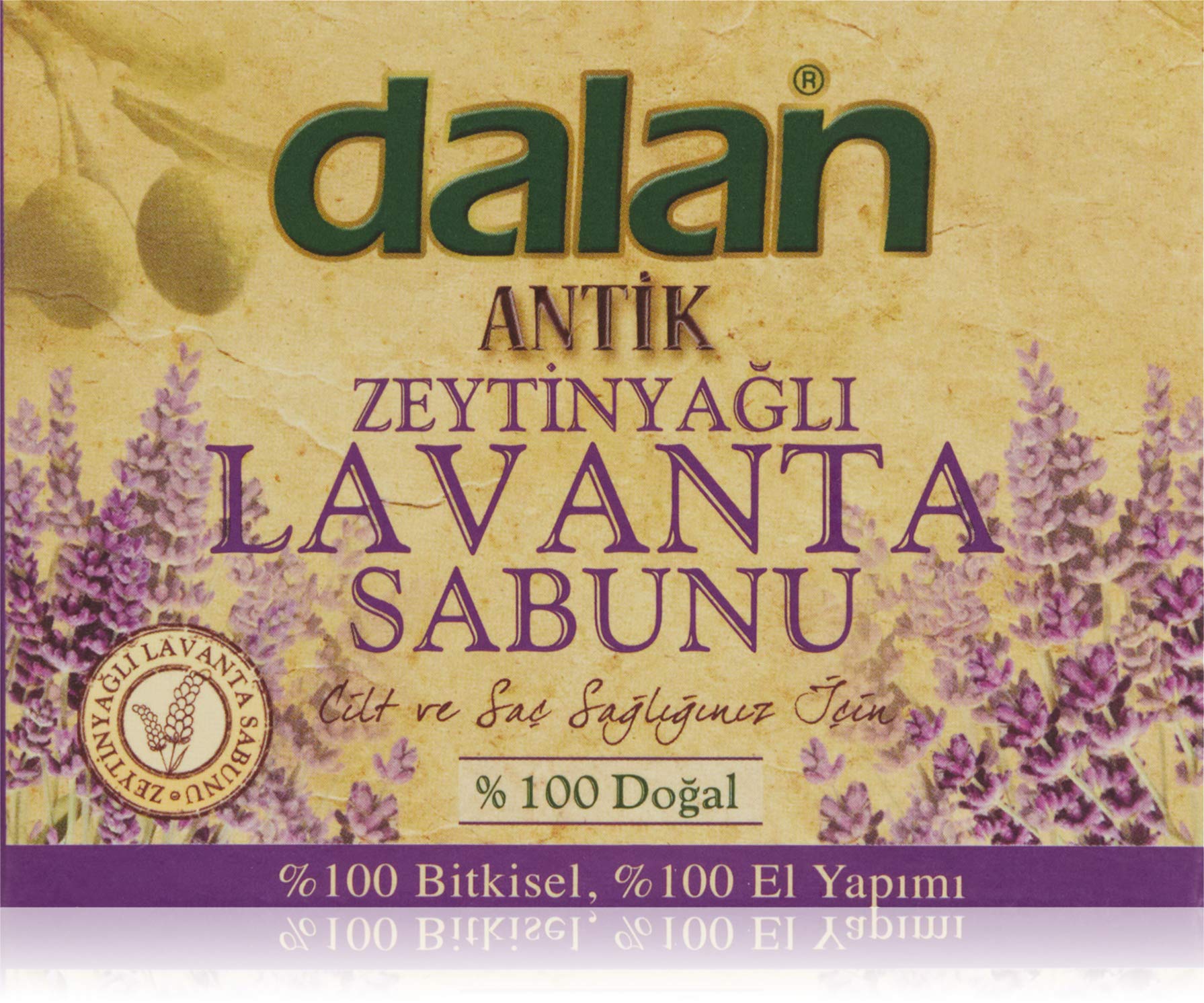 Dalan Antik Zeytinyağlı Sabun Lavanta 1 Paket (1 X 450 G)