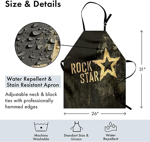 Miniatura 8 de Lunarable Digital Printed Multicolor Aprons