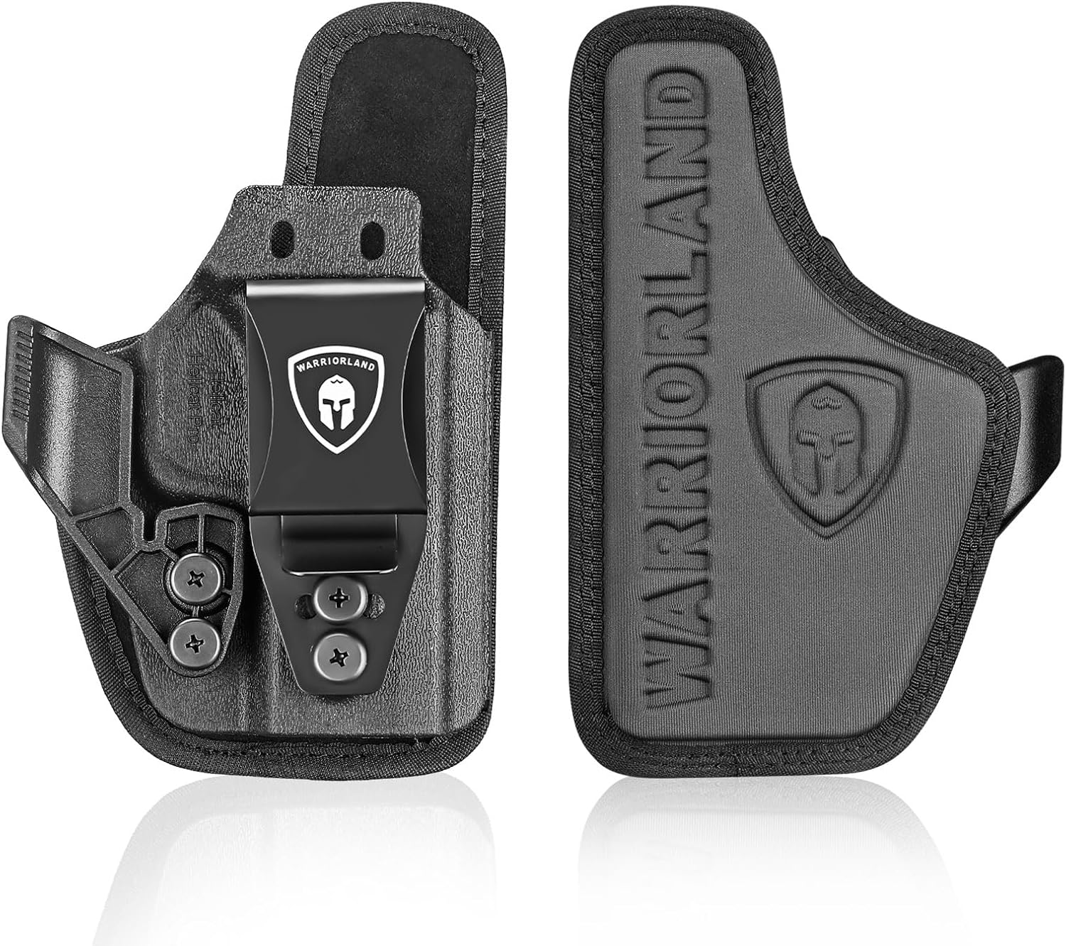 WARRIORLAND IWB Hybrid Holster, Fits for Springfield Hellcat Pro & Hellcat Pro Comp/Hellcat/Hellcat RDP & OSP - Optic Cut, Concealed Carry Holster, Adj. Height & Cant & Retention | Ultimate Comfort