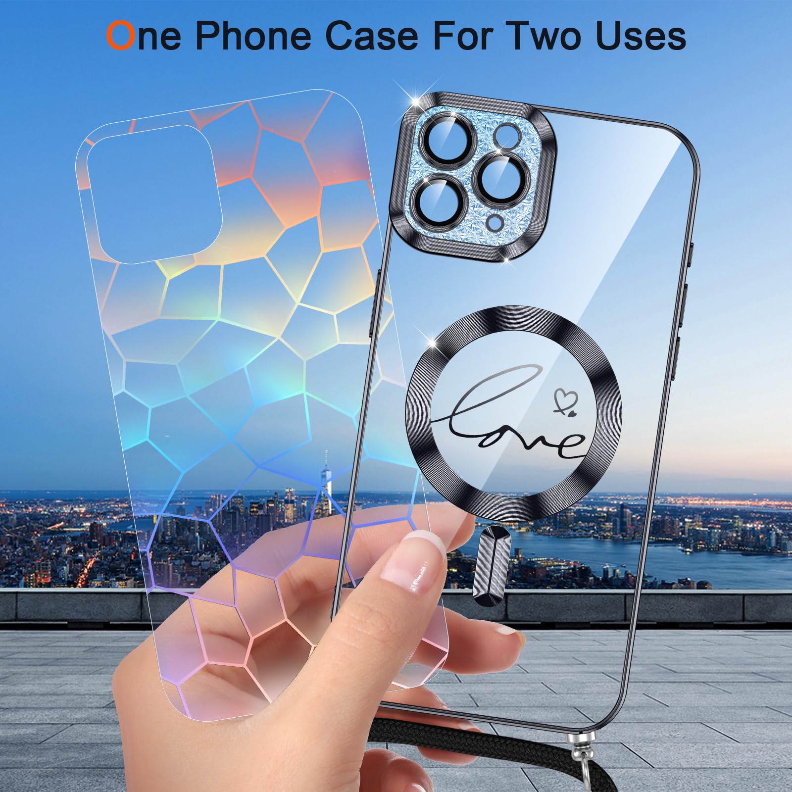 Kokio Coque Glitter Magnétique Pour IPhone 11 Pro Max Avec