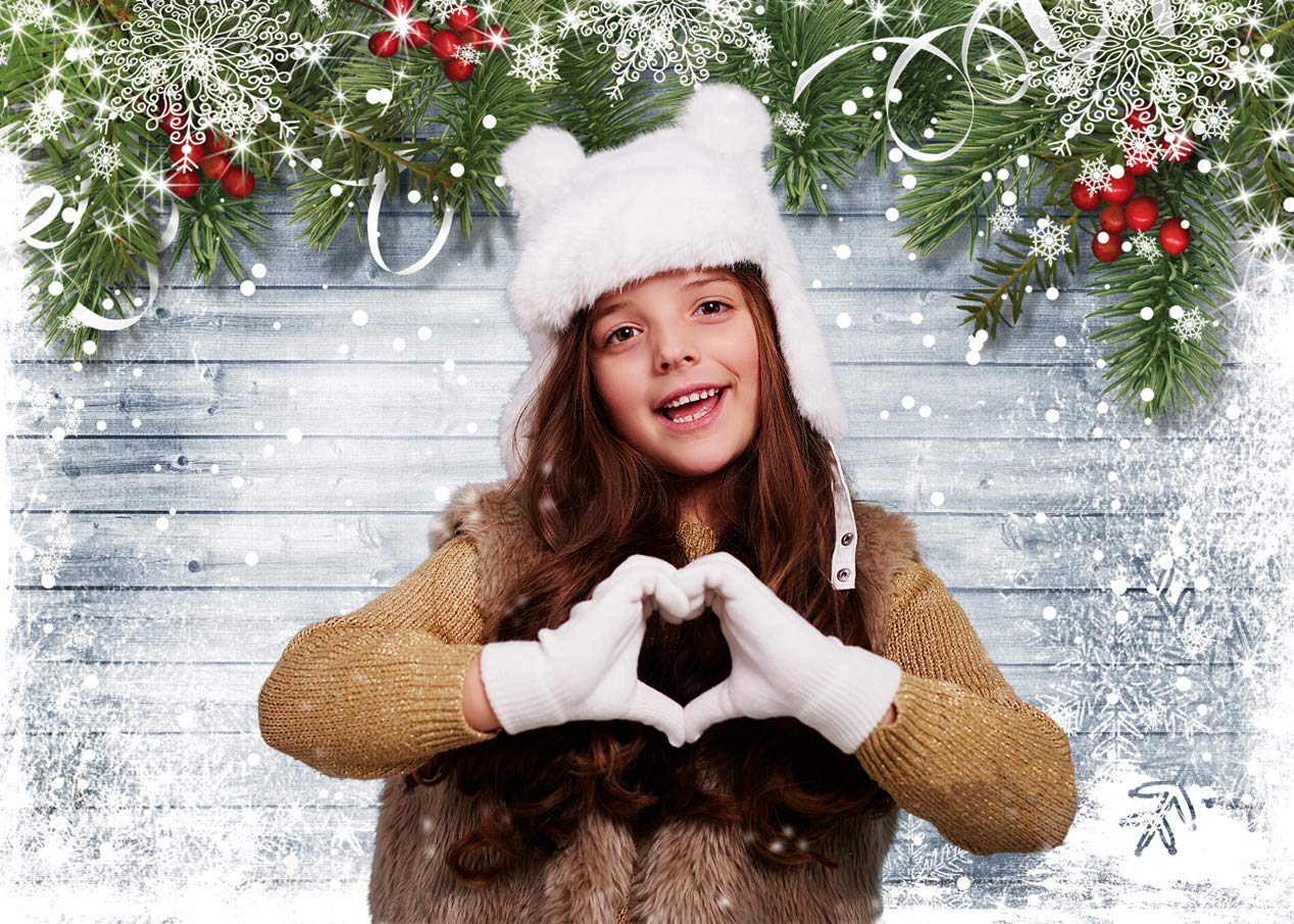 Weihnachts Fotohintergrund 8x6FT - Weihnachtsbaum Mit Geschenken Kulisse