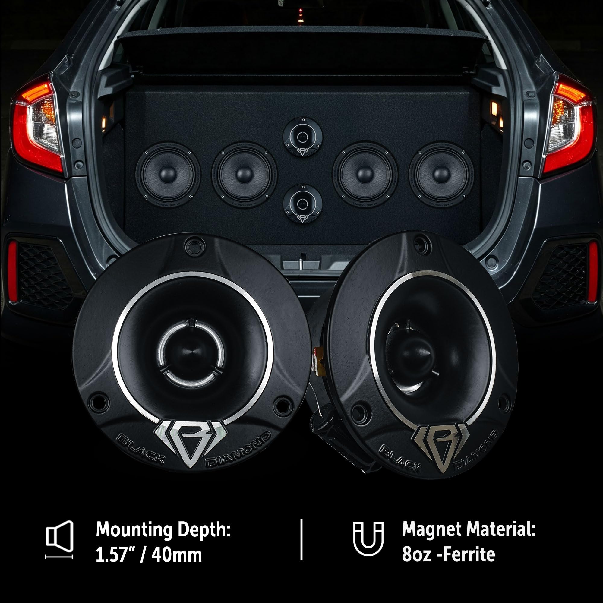 ボストンウーハー、ディナオーディオツイーター、 Amazon.co.jp: ブラックダイヤモンド Dia-T1 1インチ スーパーブレット