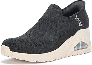 SKECHERS(スケッチャーズ) レディース スリップインズ：ウノ ウェッジ - キッキング ニット_177523スニーカー