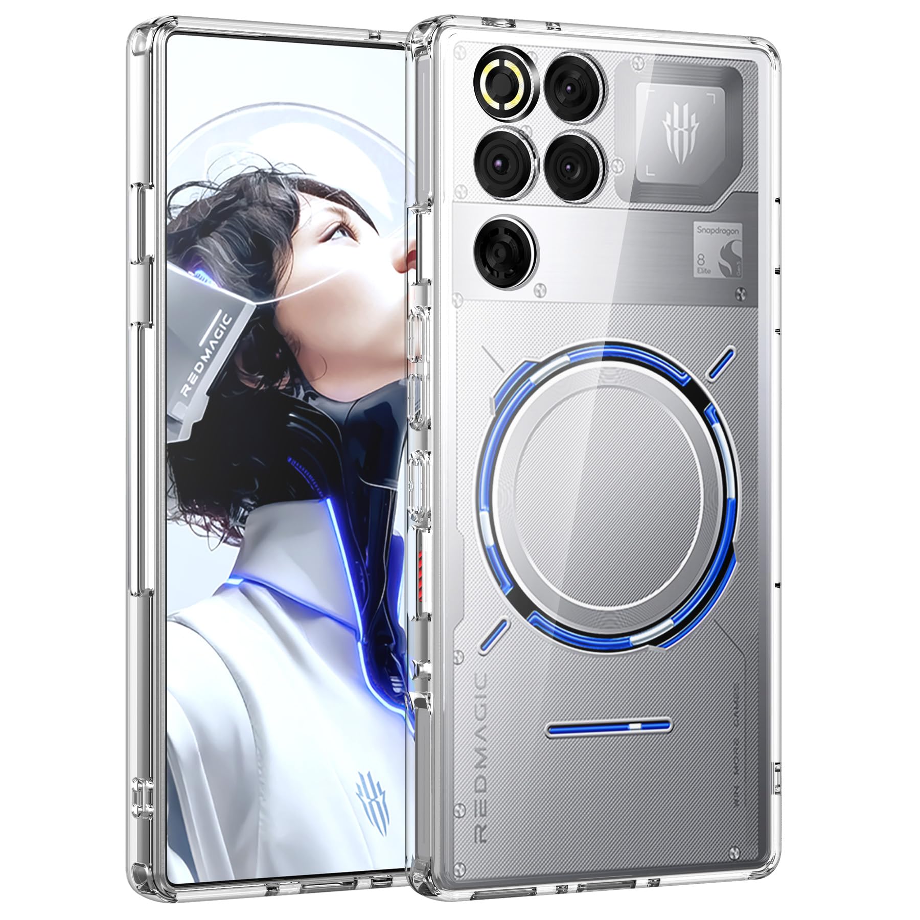 Amazon.com: Cresee Case for Red Magic 11 Pro, Crystal Clear Hard
