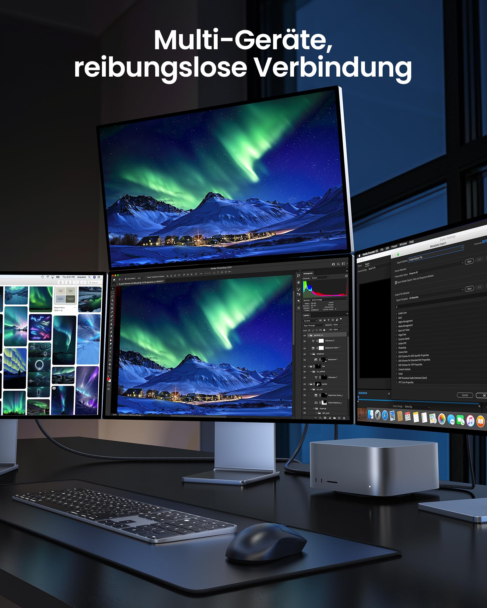 Silkland USB-C 80Gbps Kompatibel mit Thunderbolt 5 Kabel 3M, 16K/Dual 8K