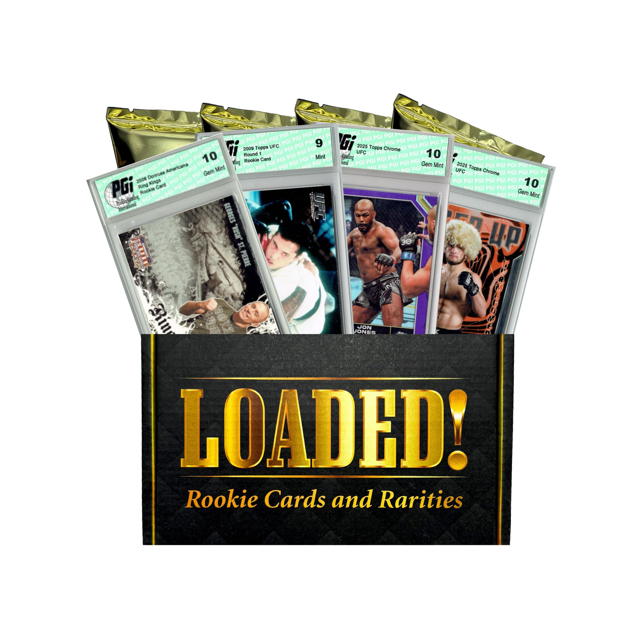LOADED! PGI MMA Fighter Collector’s Box Rookie Cards & Rarities - Georges St. Pierre, Fedor Emelianenko, Royce Gracie, Connor McGregor, Anderson Silva