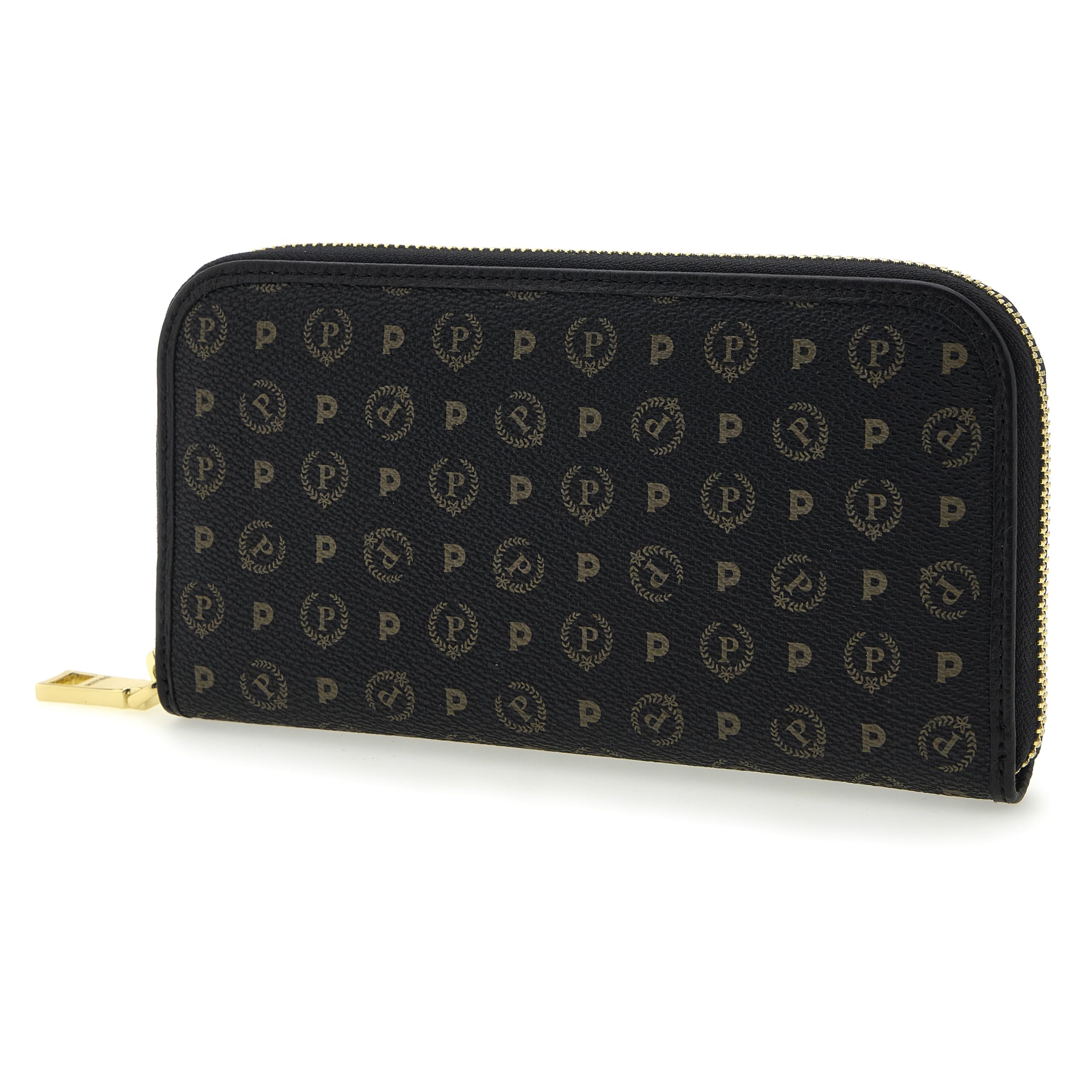 Pollini PORTAFOGLIO HERITAGE CON ZIP E LOGO ALL-OVER | Portafoglio con Zip