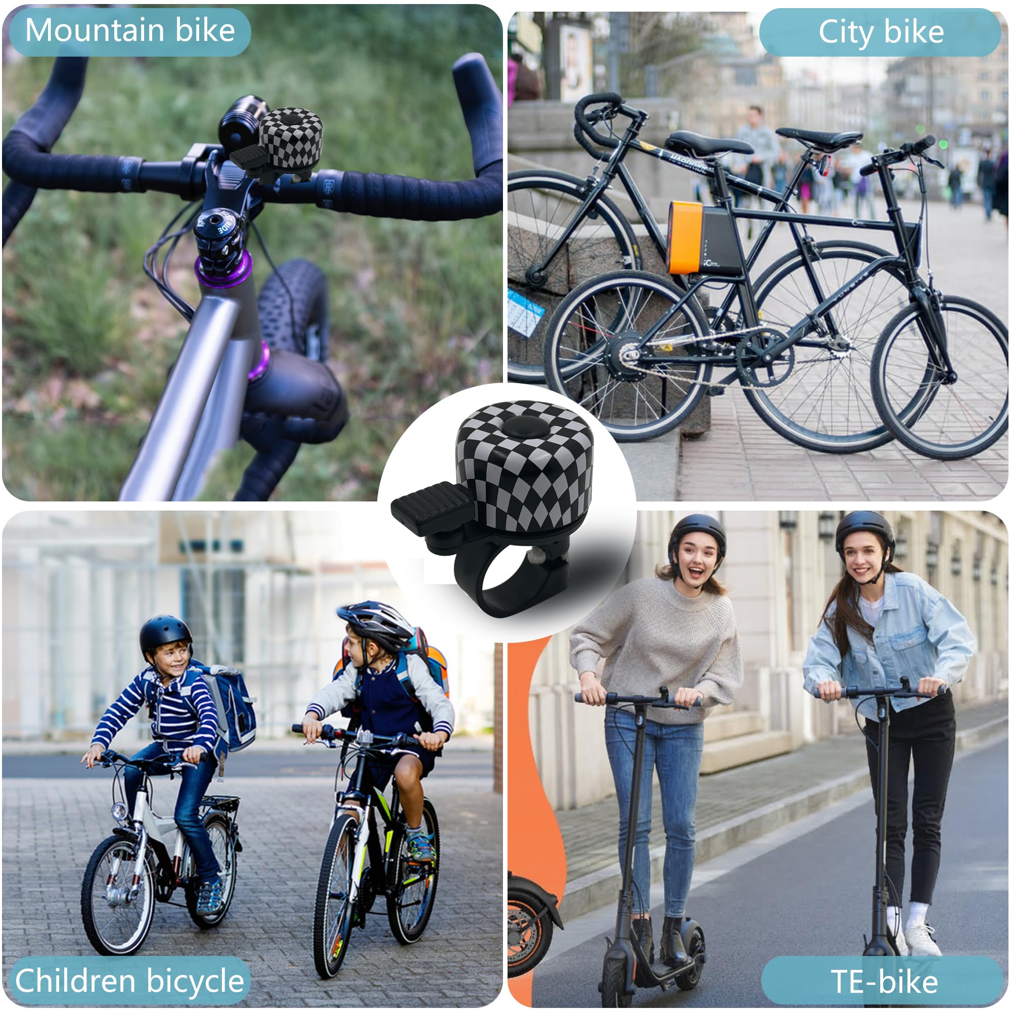 URBAN ZWEIRAD Fahrradklingel - Fahrrad Glocke Big Mama (groß), Klingel