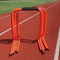 Vista 10 de YXXSDP Juego de entrenamiento de velocidad y agilidad, obstáculos de entrenamiento de obstáculos portátiles profesionales, equipo de práctica