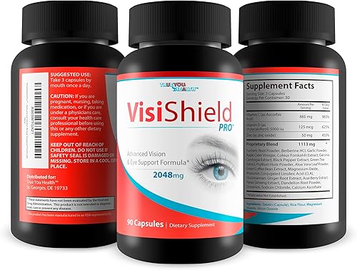 Miniatura 4 de VisiShield Pro - Suplemento de visión - Fórmula avanzada de apoyo para la visión y los ojos - Promueve la salud de la mácula, la retina y la salud