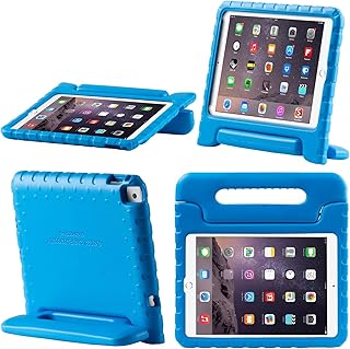 I BLASON New iPad 9.7 Case 2018 / 2017, i-Blason New Apple iPad 9.7 Inch 2017 / 2018 Case for Kids ArmorBox Kido Series Lightweight Super Protective Convertible Stand Cover (Blue)