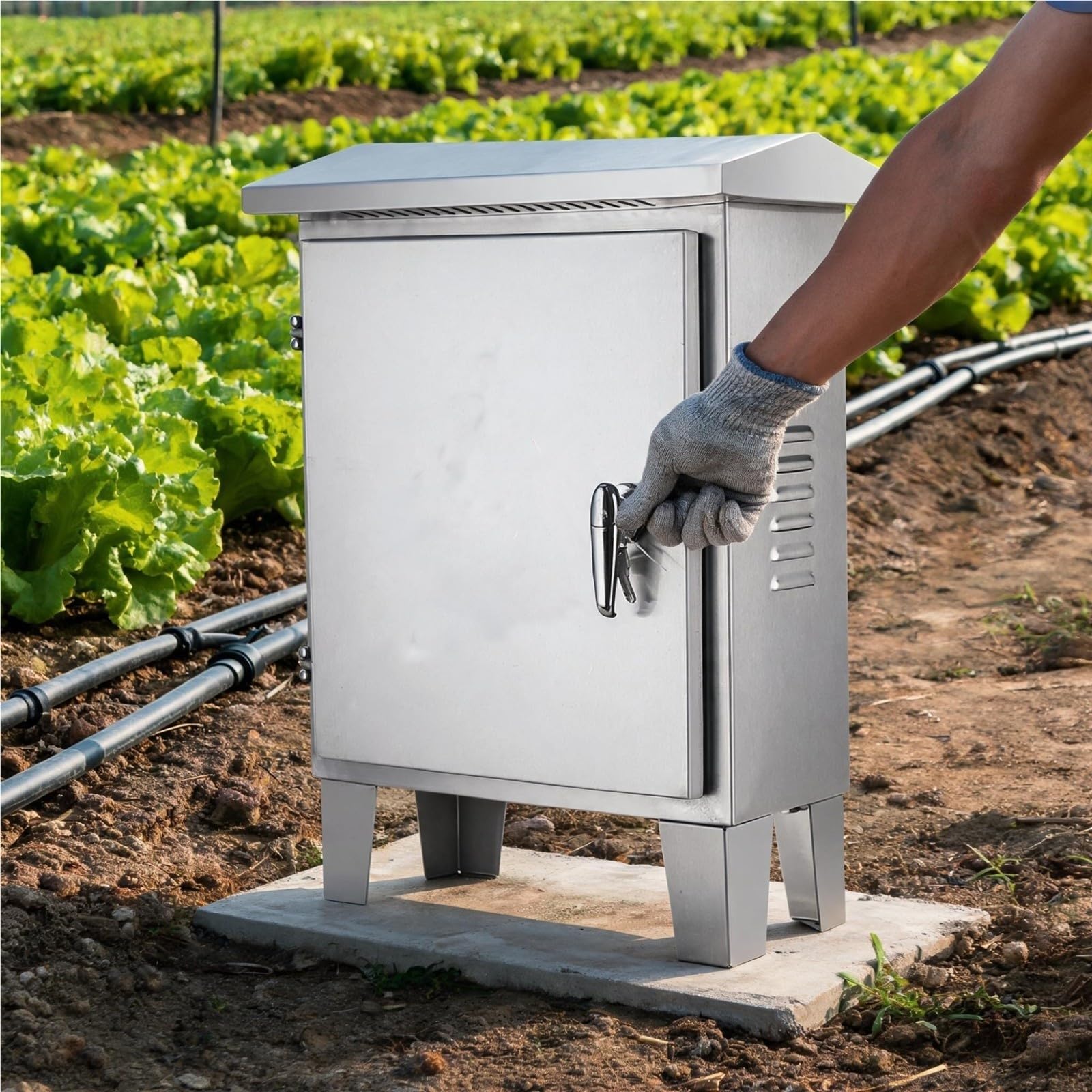 caja electrica exterior Caja De Conexiones Eléctrica Impermeable Para Exteriores, Múltiples Opciones De Profundidad 10 20 40 50 Cm, Ideal Para Instalaciones(W H D 20 x 15 x 10 cm)
