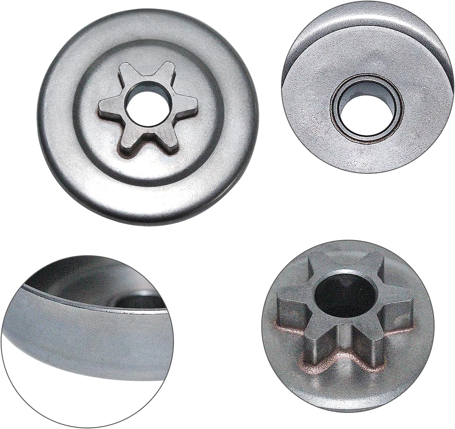 3/8" Sprocket Clutch Drum Kit for Stihl 017 018 021 023 MS170 MS180 MS210 MS230 MS250 Chainsaw with Clutch Assembly Needle Bearing Replace 1123 640 2003 1123 640 2005 1123 640 2073