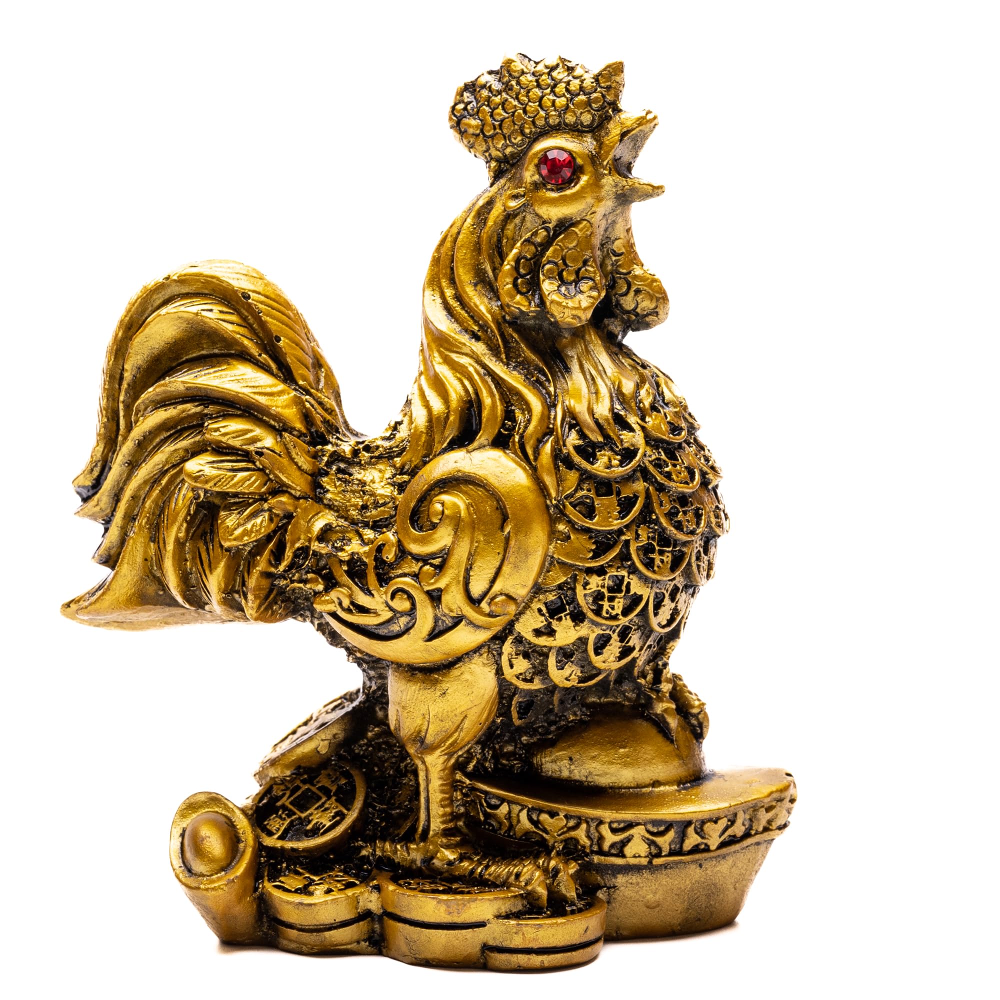 Rooster Statue Feng Shui - Good Luck & Protection -9 Rooster Statue Feng Shui - Good Luck & Protection -9