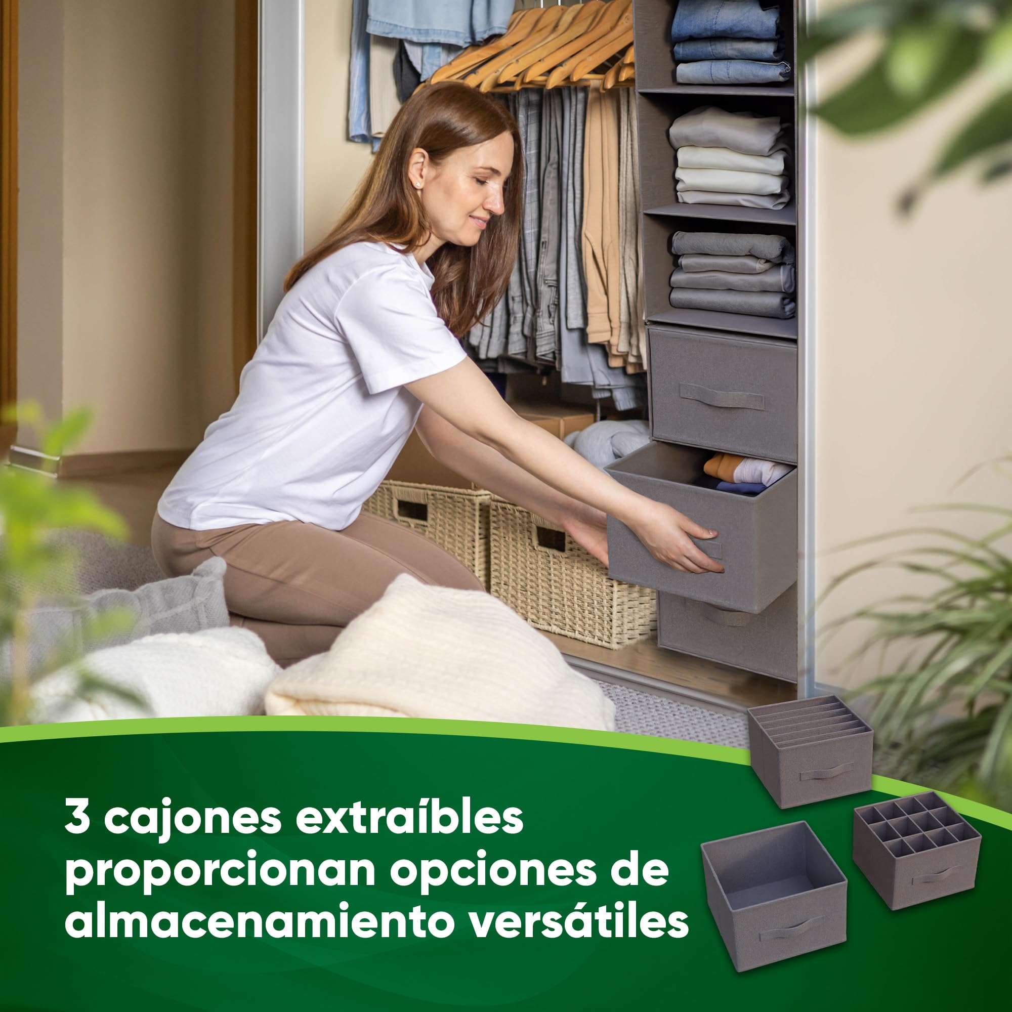 Organizer armadio appeso