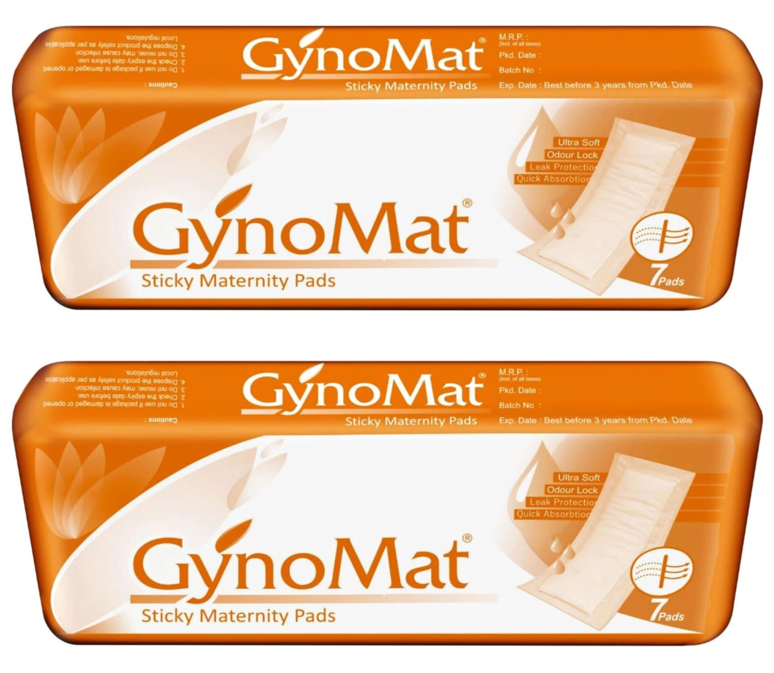 GynoMat Sticky Maternity Pads | 14 Pads | Maternity Sanitary Pads | Pack of 2 Packets | Ultra Absorbent disposable thick pad for heavy flow | Postpartum & Overnight use for Women & Girls | Soft & Thick Delivery Pad (B0CTMS9V2J) Amazon Price History, Amazon Price Tracker