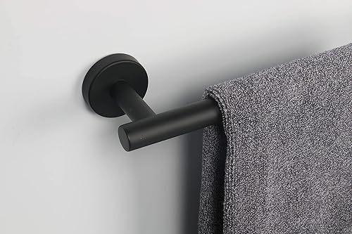Miniatura 5 de TocTen - Barra de toalla de baño. Soporte de toalla de baño de acero inoxidable grueso SUS304, barra de toalla resistente para cuarto de baño, para