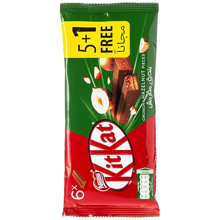 Buy Nestle Kitkat 2 Finger Hazelnut Chocolate Wafer Bar 19.5G (5+1