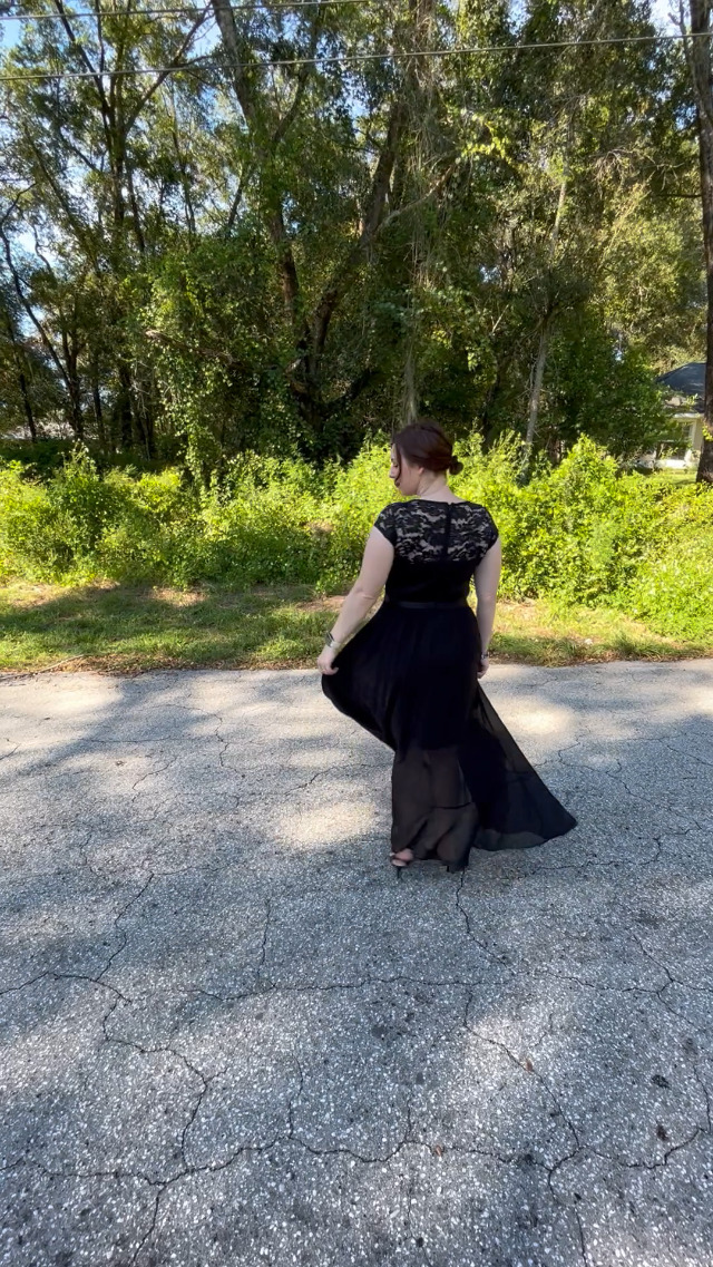Bbonlinedress Elegante avondjurk voor bruiloft, kanten jurk, chiffon, Hi-Lo jurk, bruidsmeisjesjurk, vokuhila-partyjurk, afstudeerjurk, lange baljurk, strandjurk, XXL