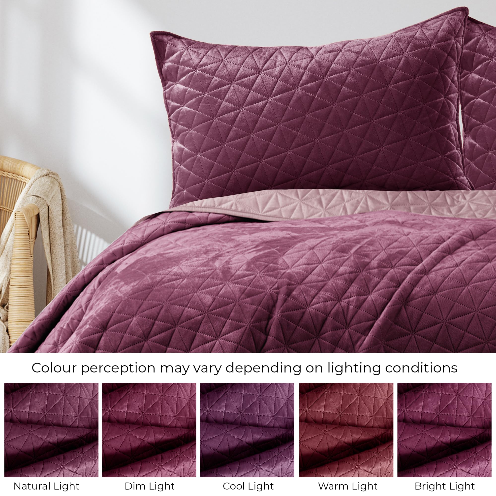 AmeliaHome Sprei met pompons 260x280 cm bedsprei dubbelzijdig ultrasoon