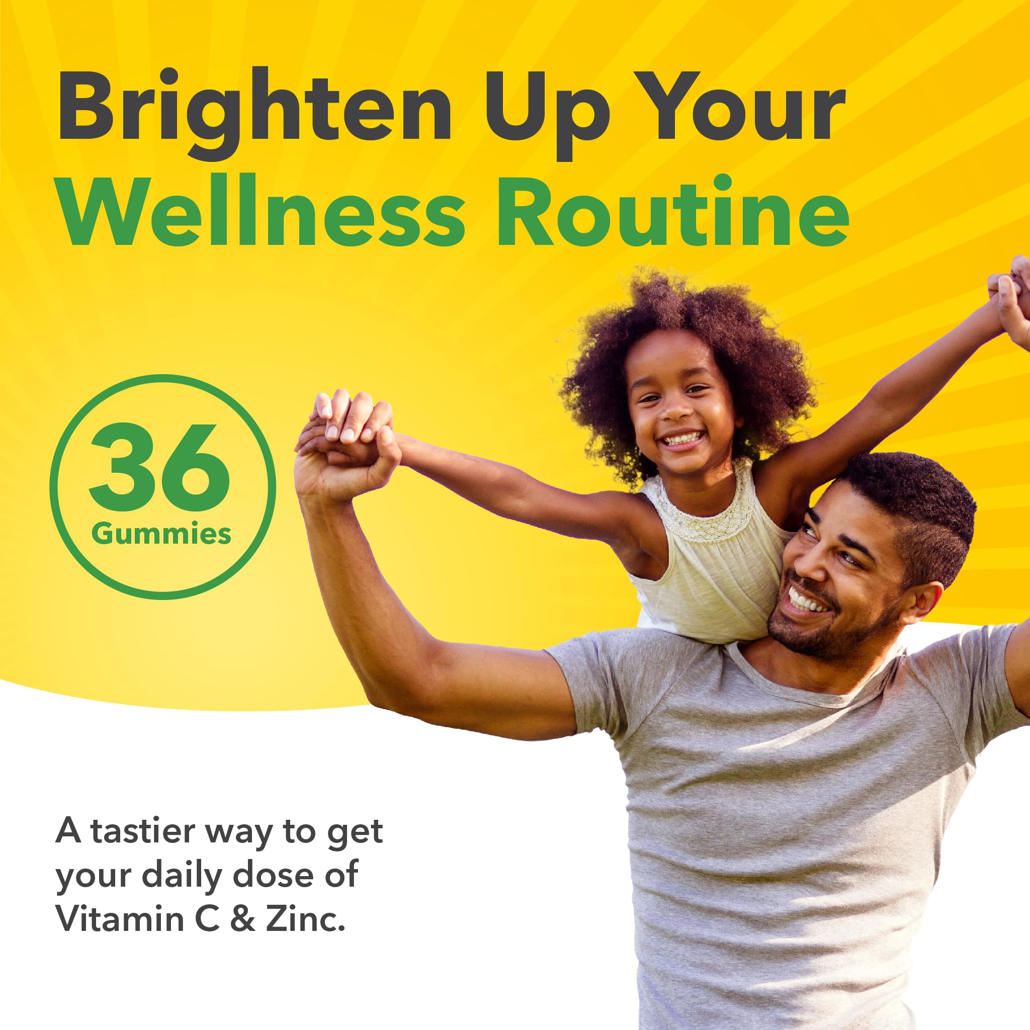 Sundance Vitamin C Gummies with Zinc for Adults | 36 Count | Lemon Flavor — Amazon image 5