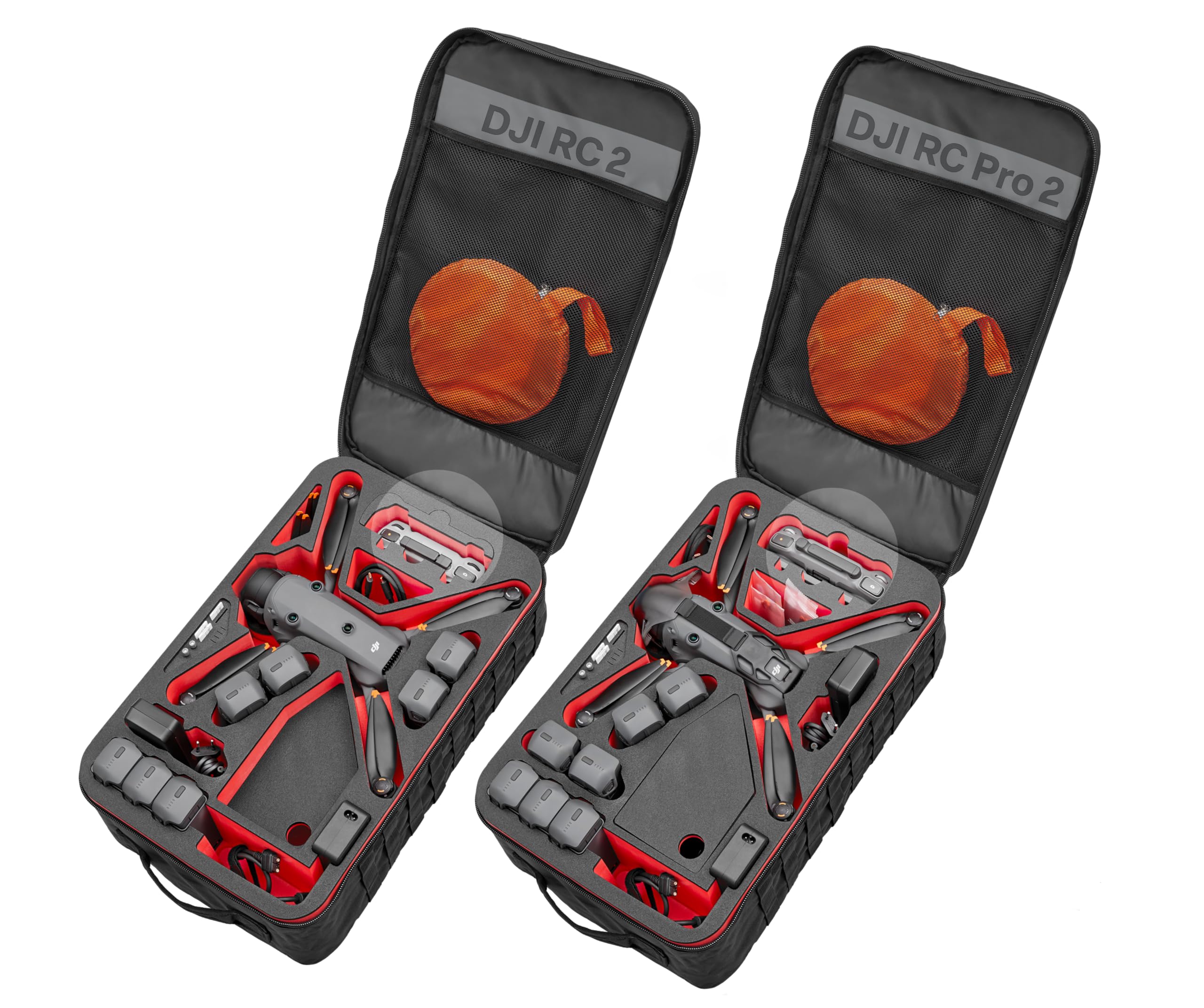 TOMcase Plecak na drona XL "Ready to Fly" do DJI Mavic 4 Pro Fly More lub Creator Combo – profesjonalny plecak na dron z funkcją ładowania – torba transportowa – Made in Germany