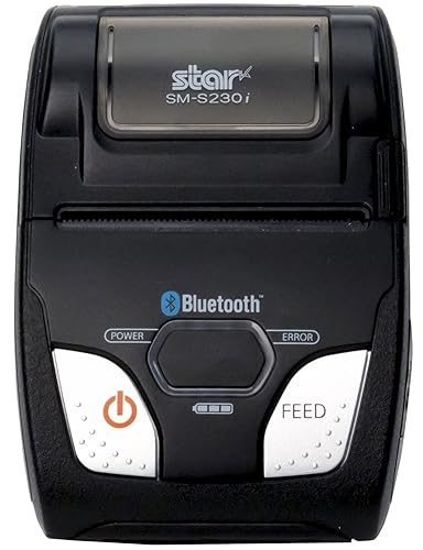 Miniatura 2 de Star Micronics 39632110 modelo SM-S230I-UB40 impresora térmica móvil, portátil, barra de corte, con Bluetooth/USB, para iOS/Android/Windows, con