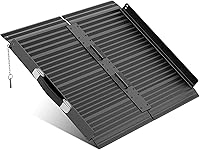 Vista 14 de Rampa portátil para silla de ruedas de 5 pies, rampa portátil plegable de aluminio antideslizante, rampas para sillas de ruedas para el hogar