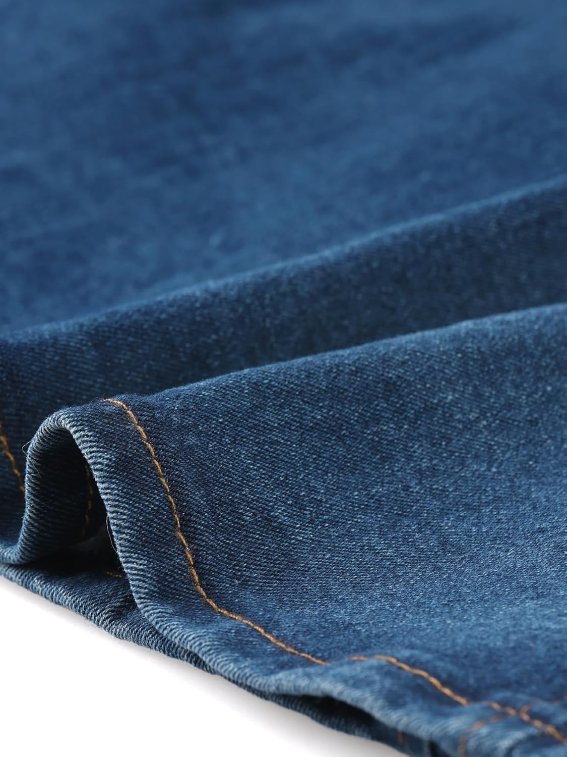 Allegra K Denim Dress for Women's Casual Belted Jean Sleeveless Shirt Dresses - Image 5