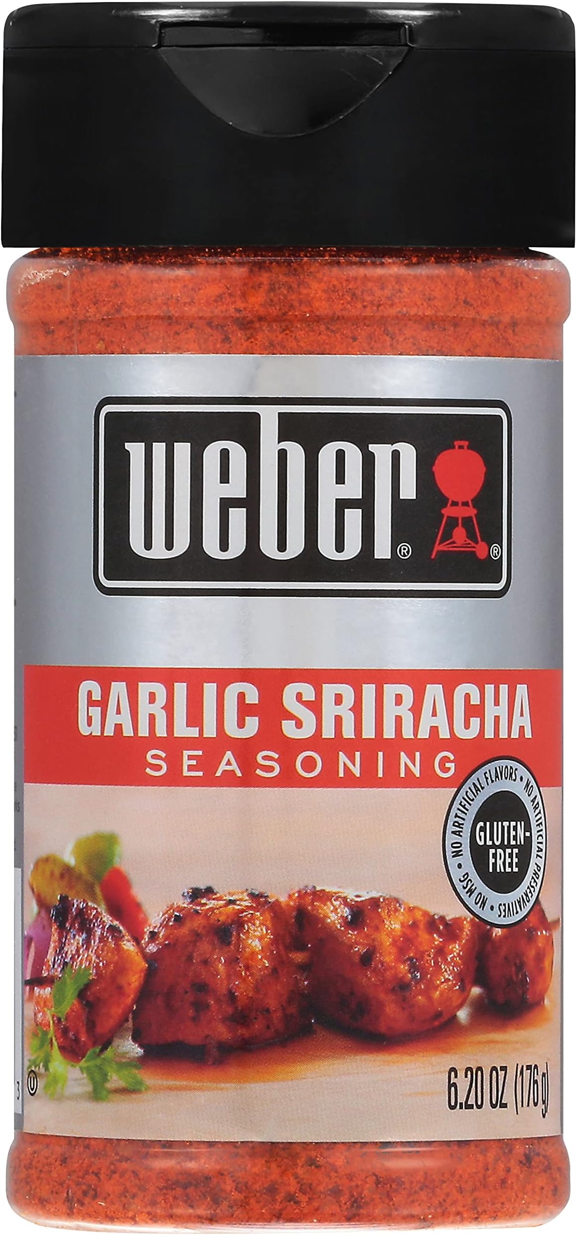 Weber Garlic Sriracha Seasoning, 6.2 Oz Shaker (Pack Of 6), 6Count