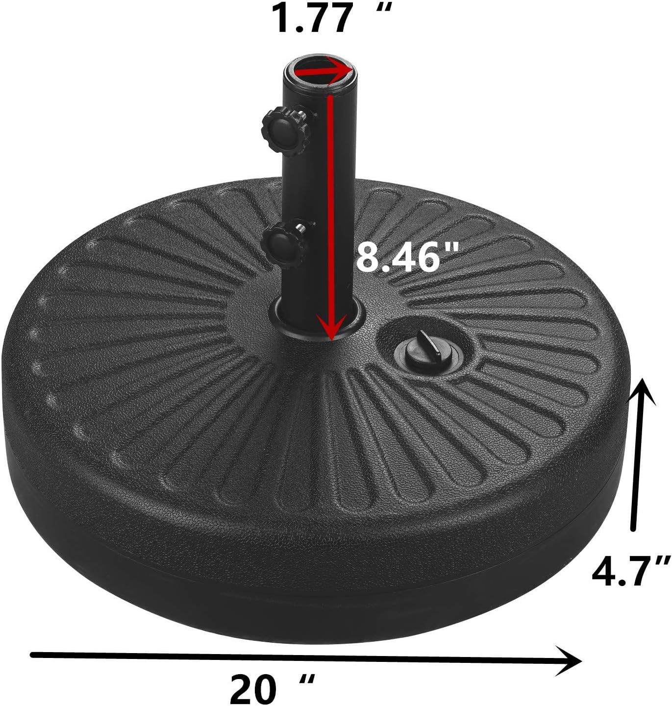 Patio Umbrella Base Heavy Duty Sand
