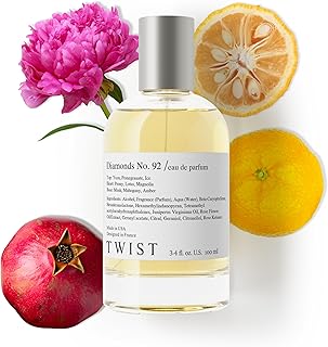 Twist Diamonds No. 92 - Eau De Parfum Inspired by Ver. Bright Crystal EDP, Long-Lasting Perfume For Women, Fruits & Magnolia, Clean Ingredients, Fragrance - Spray 100 ml | 3.4 fl. oz.