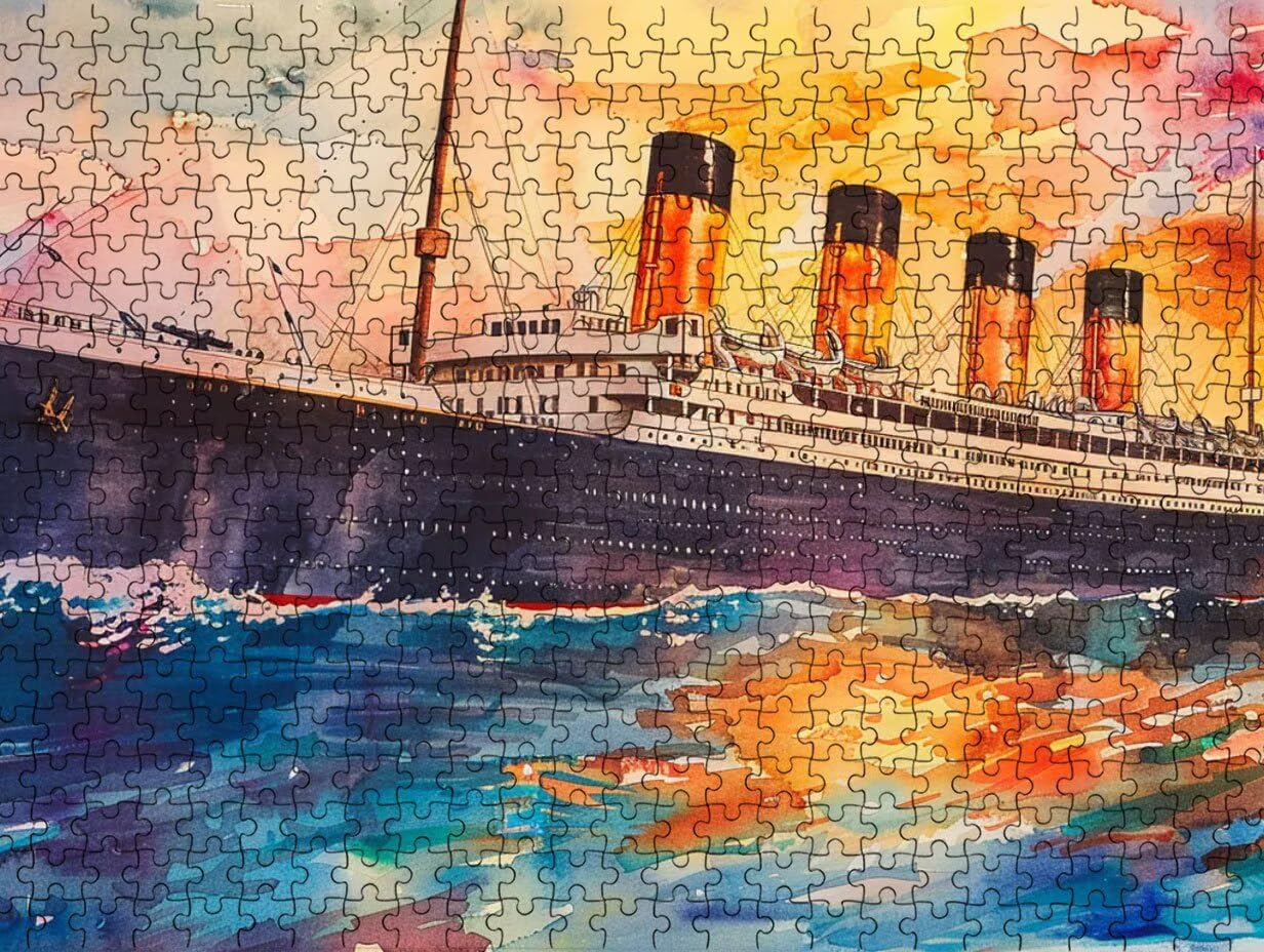 Puzzle pour Adults 3000 Pièces, Mer De Bateaux, Jigsaw Bois de YHPGL4-543