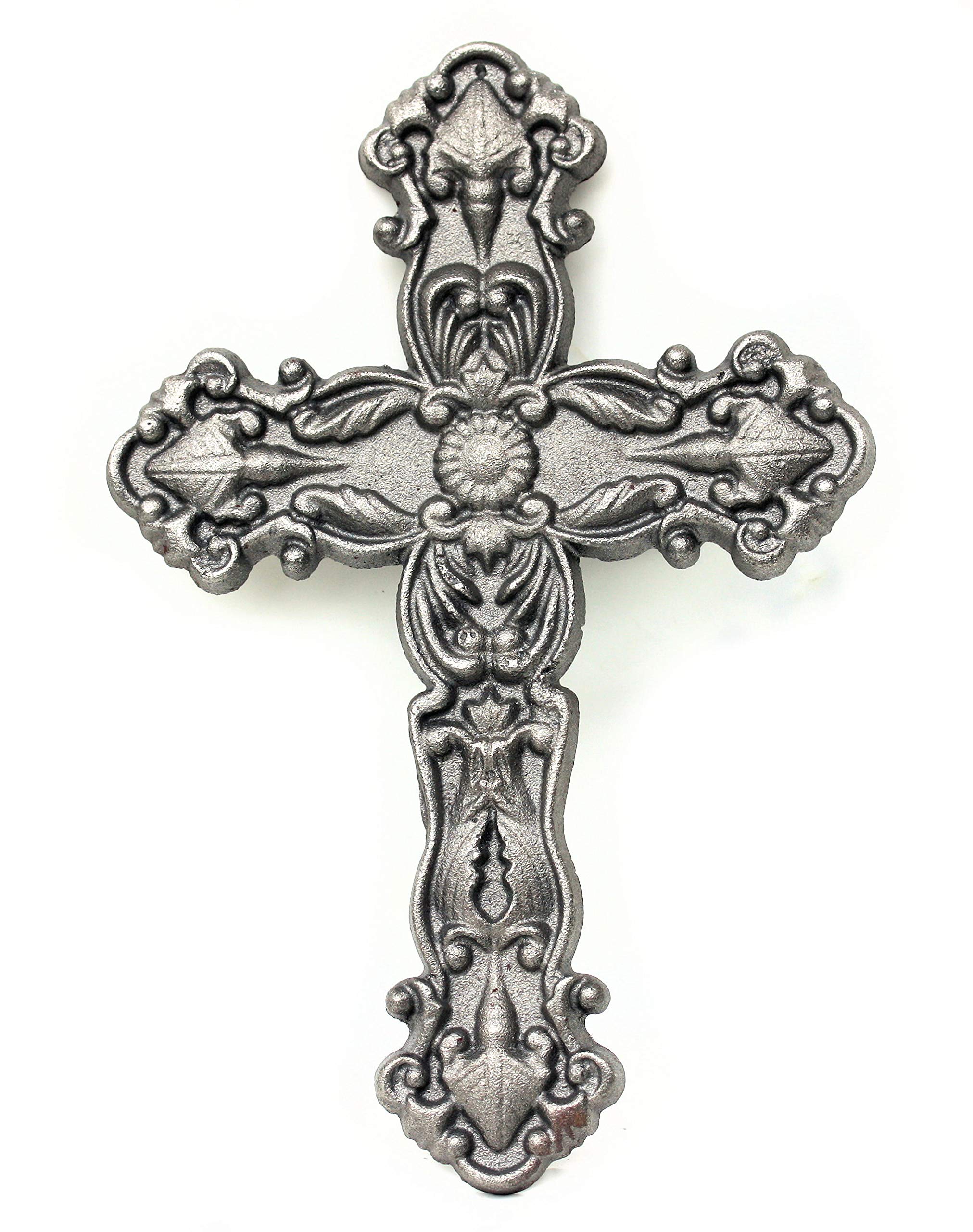 Jesus Wandkunst – Schmiedeeisernes Kreuz Mit Zitat 'For God So Loves The World', 39 X 26 Cm, Für Zuhause & Büro