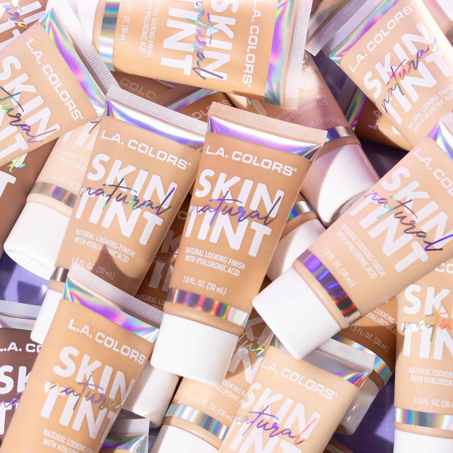 L.A. COLORS Natural Skin Tint Foundation, Warm Tan CLM419